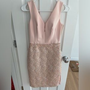 Black Halo Eve Dress with sequins